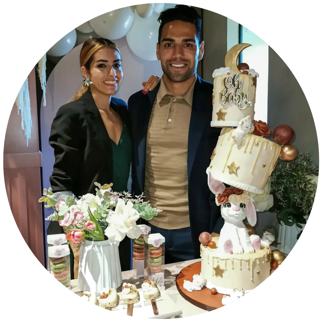 Radamel Falcao y Dani